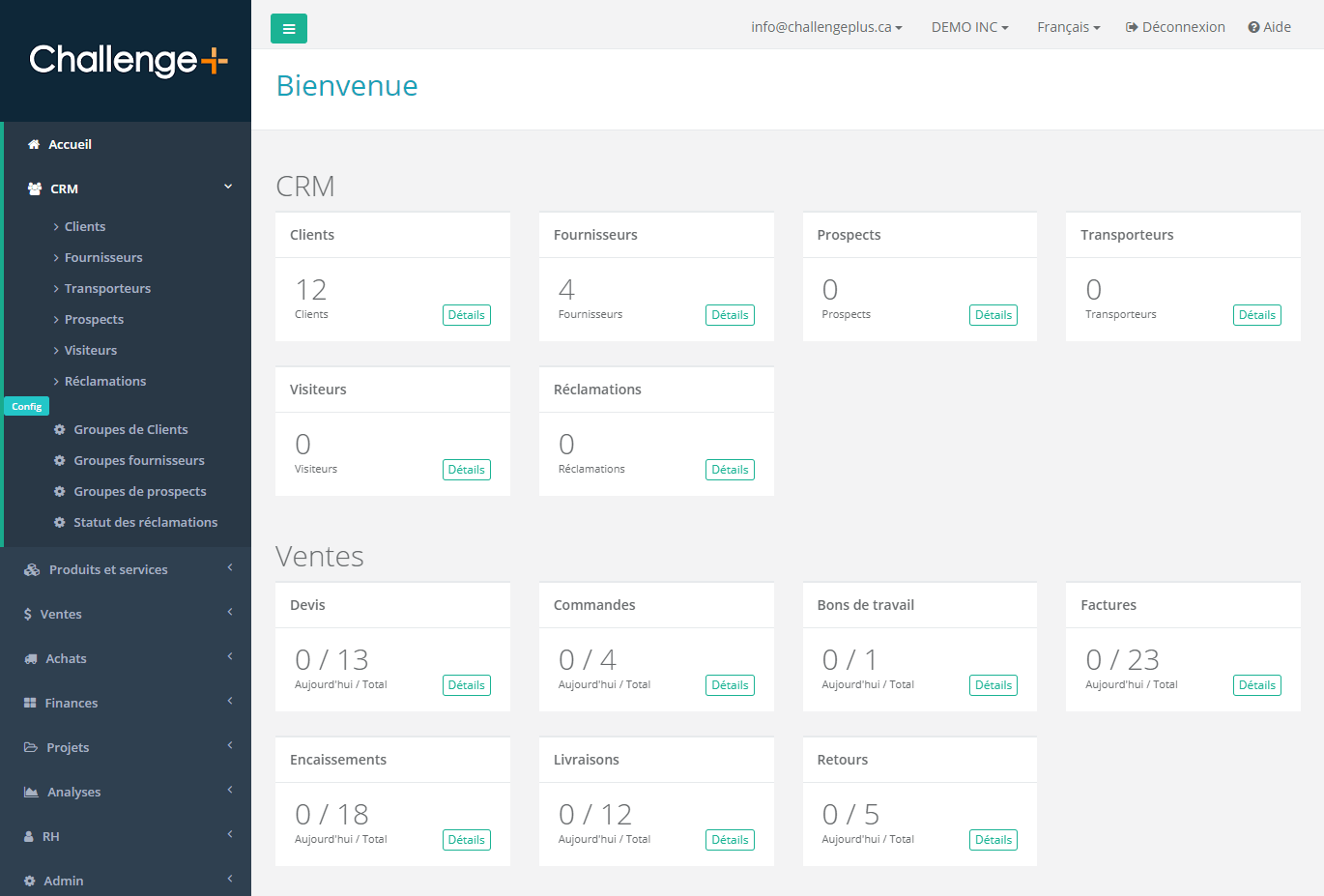 ChallengePlus - CRM